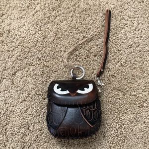 Leather Owl Coin Purse